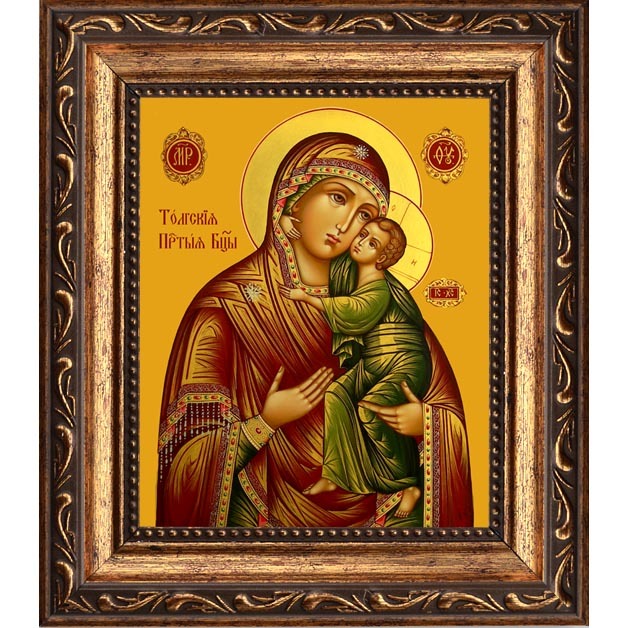 

Толгская икона Божьей Матери на холсте.