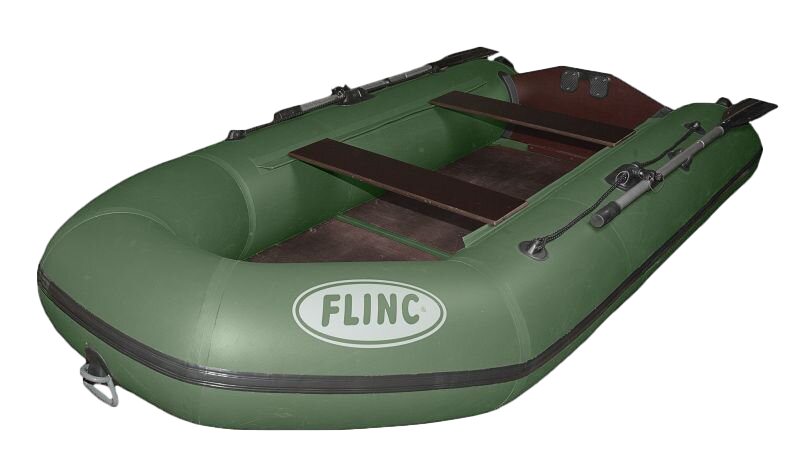 Надувная лодка Flinc FT290L цвет оливковый