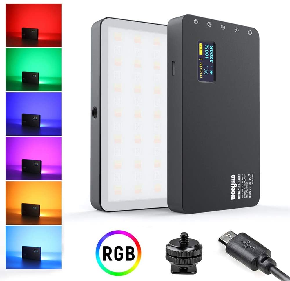 

Накамерный свет Viltrox RB08P Weeylite RGB, VRRB08P