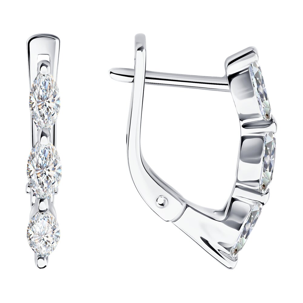 

Серьги из золота Diamant 52-220-02779-1, бриллиант искусственный/рубин, 52-220-02779-1