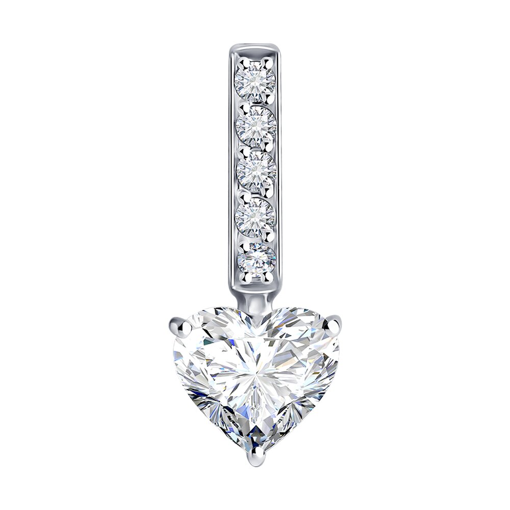 

Кулон из золота Diamant 52-230-02539-1, бриллиант искусственный/рубин, 52-230-02539-1