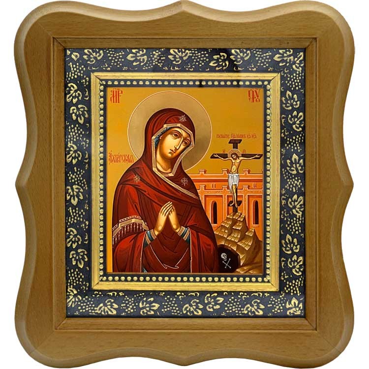 

Ахтырская Божья Мать. Икона на холсте.