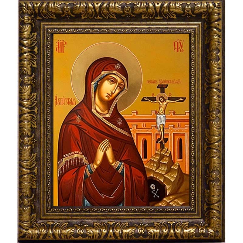 

Ахтырская Божья Мать. Икона на холсте.