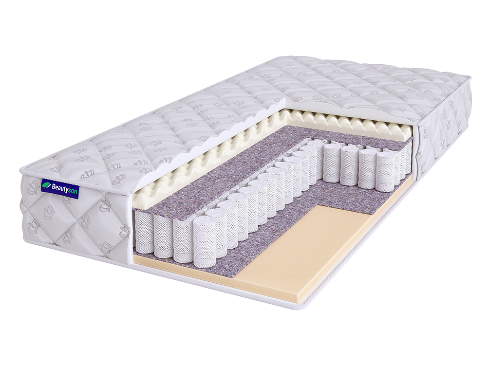 

Матрас Beautyson Roll Spring Massage Ecolatex 2 S600, 180х186, 19 см, пружинный, Белый, Roll Spring Massage Ecolatex 2 S600