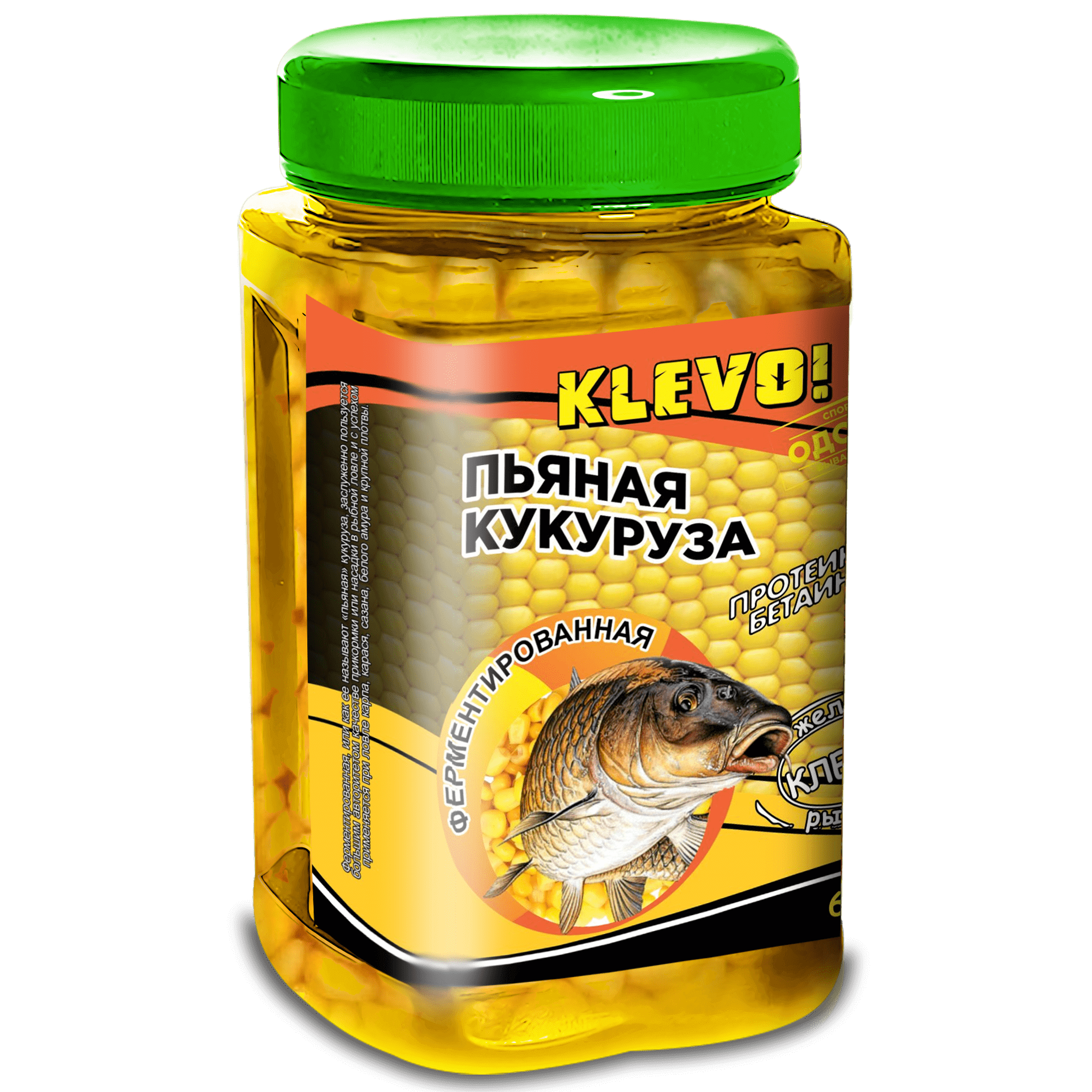 

Рыболовная насадка Пьяная / ферментированная кукуруза KLEVO клубника, Бежевый