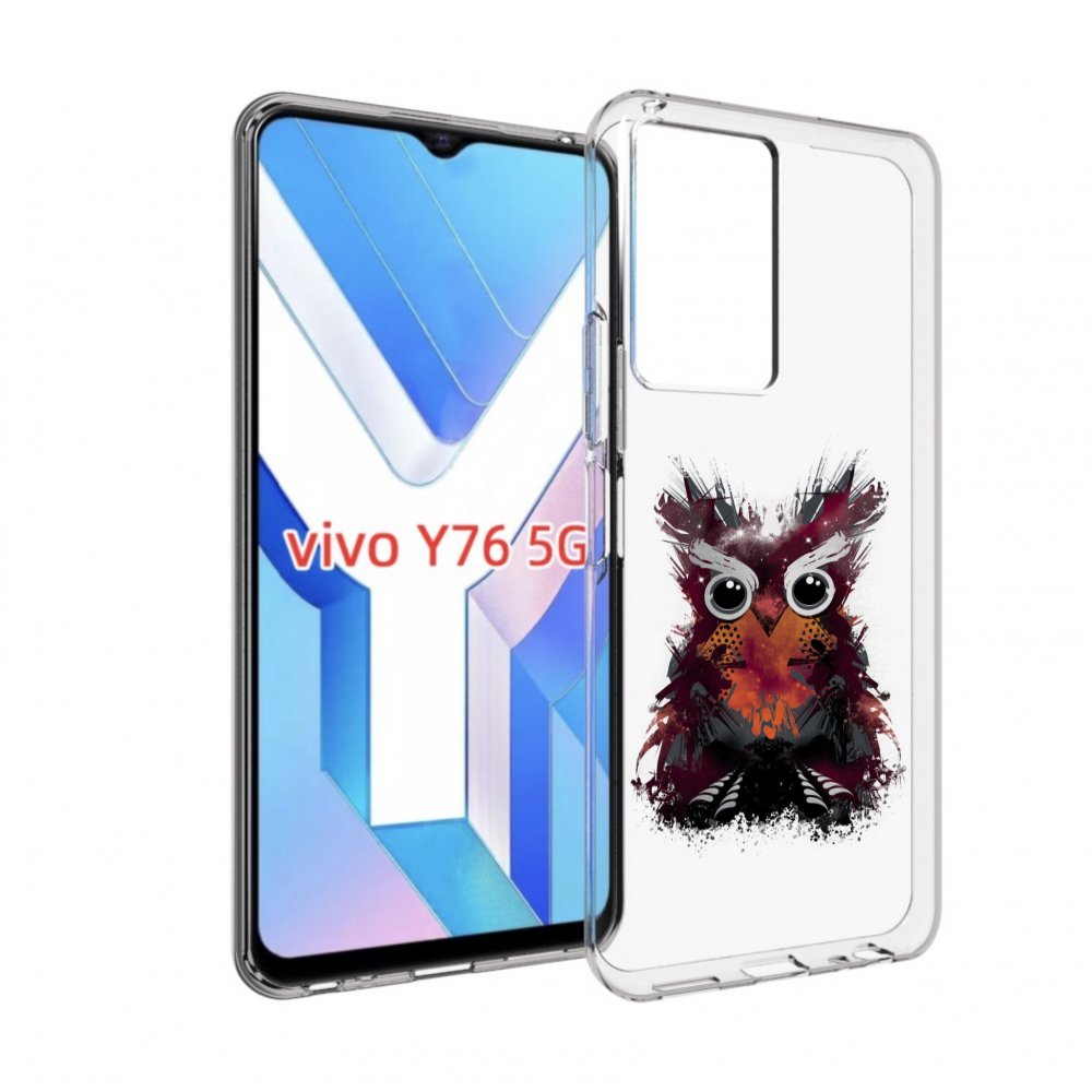 

Чехол MyPads Необычная сова для Vivo Y76 5G, Прозрачный, Tocco