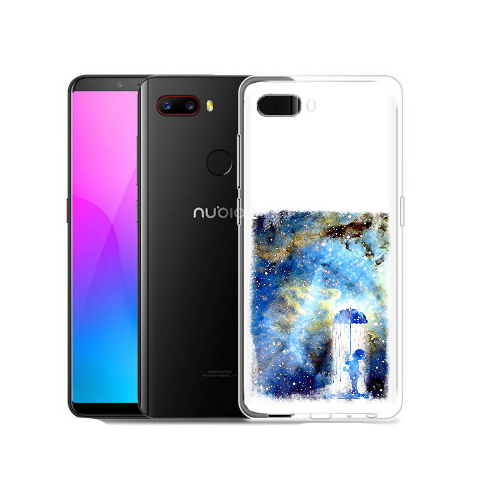 

Чехол MyPads Tocco для ZTE Nubia Z18 мальчик в небе (PT115657.463.455), Прозрачный, Tocco