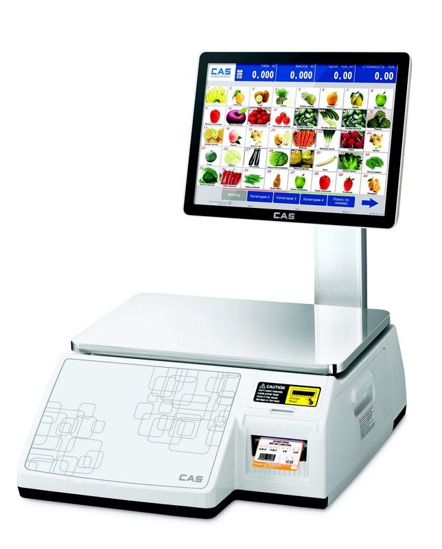 

Весы торговые Cas CL7000-15S, Белый