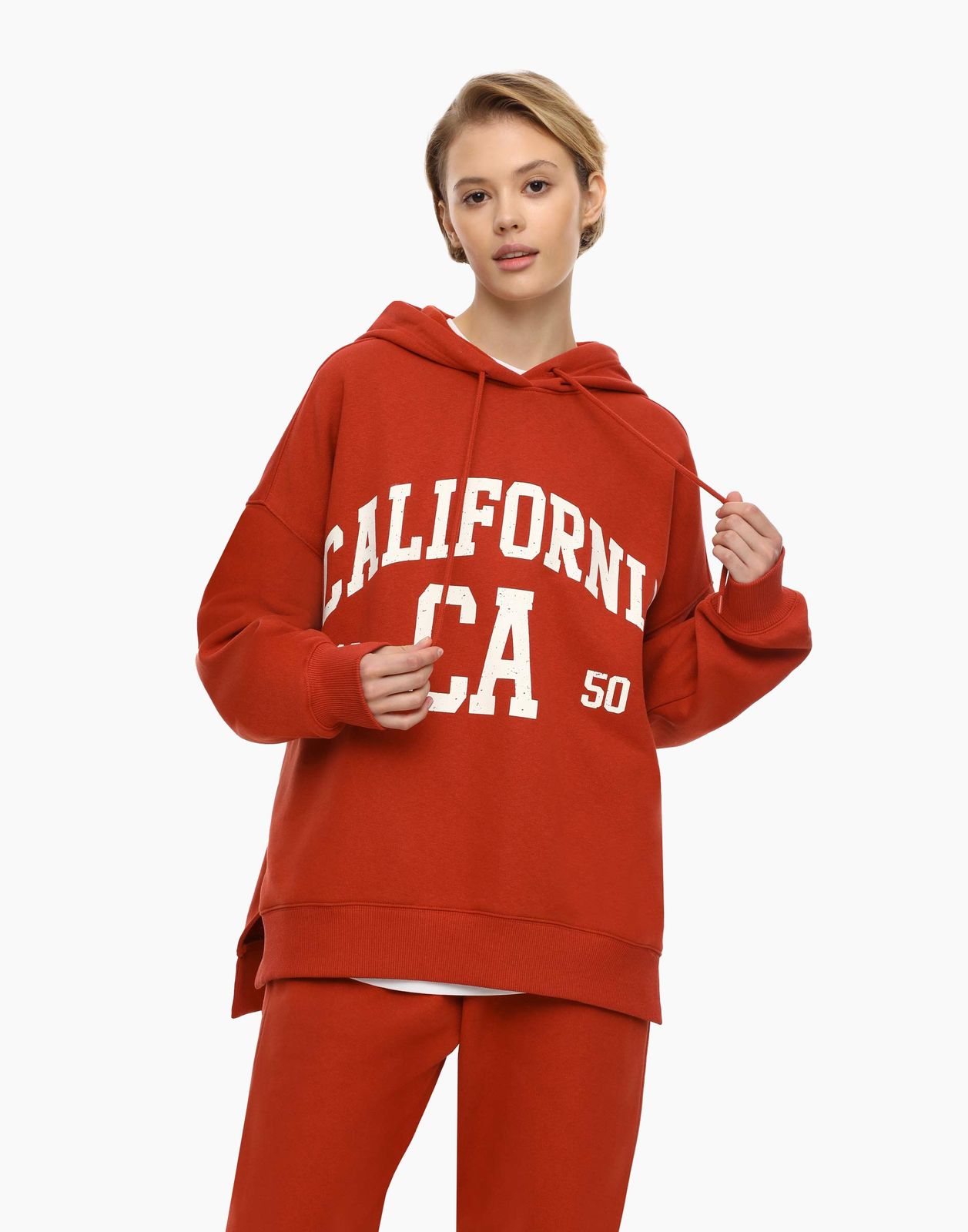 

Худи женское Gloria Jeans GAC020945 оранжевое XXS-XS (36-40), Оранжевый, GAC020945