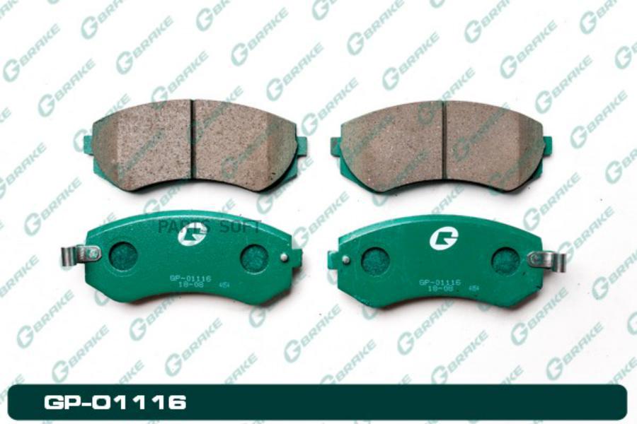 

Тормозные колодки GBRAKE GP01116