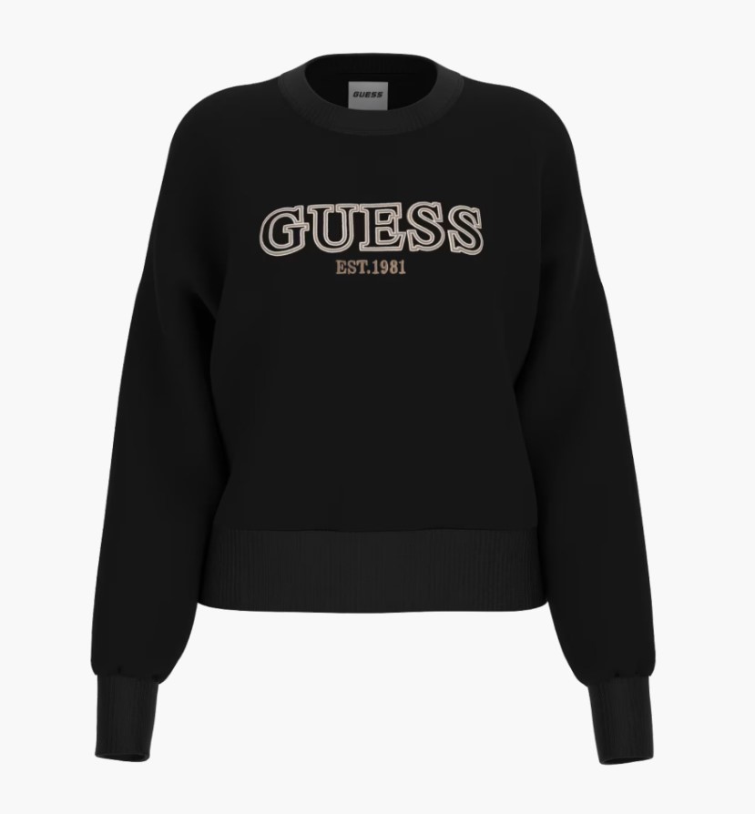 Свитшот женский Guess V4BQ03KCHX0 черный L 5491₽