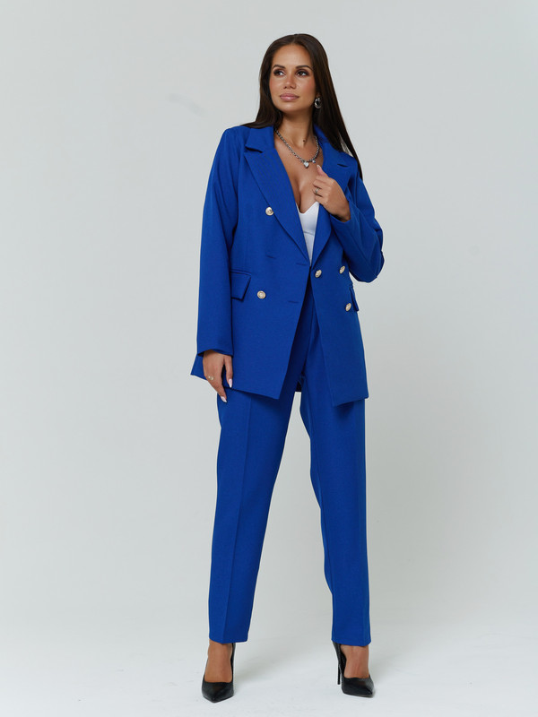 

Костюм женский DAZZLE STYLE Милано синий 42 RU, Милано