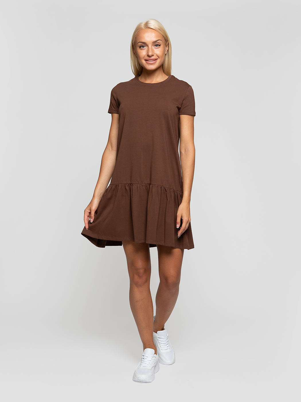 Платье женское Lunarable kelb027_ коричневое M