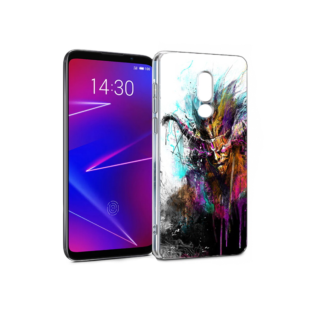 

Чехол MyPads Tocco для Meizu 16 яркий дьявол (PT121074.83.709), Прозрачный, Tocco