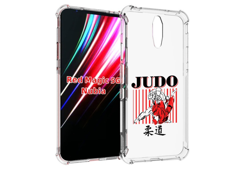 

Чехол MyPads Дзюдо для ZTE Nubia Red Magic 1 5G, Прозрачный, Tocco