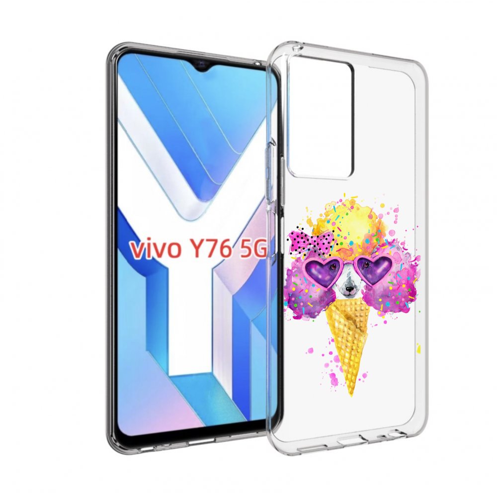 

Чехол MyPads Рожок для Vivo Y76 5G, Прозрачный, Tocco