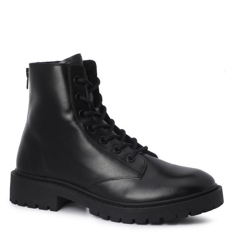 фото Мужские ботинки kenzo pike lace up boots bt341 черный р.41