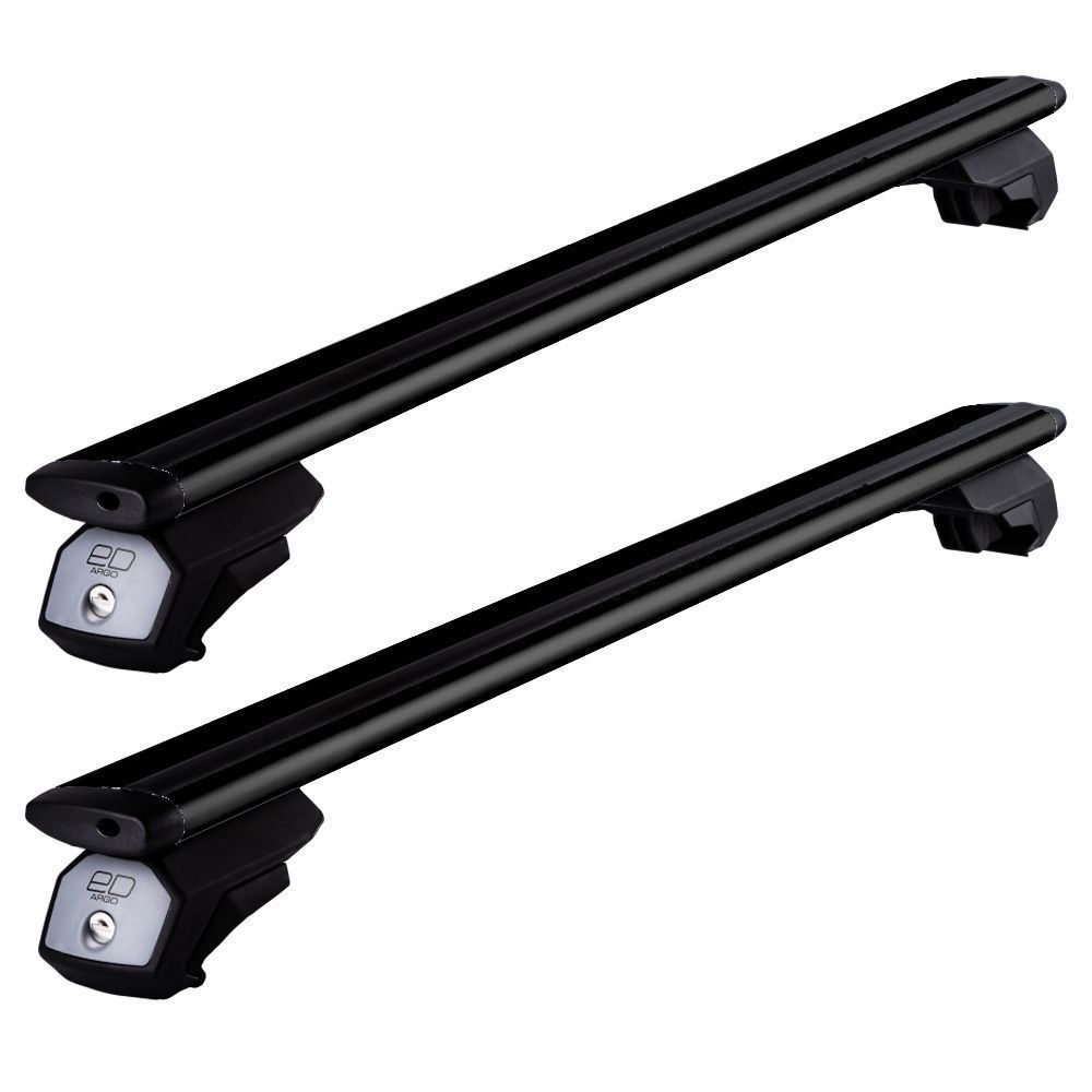 

Багажник на крышу ED Арго с замком черные крыловидные дуги 1,1м Lada Largus 2012-2022, Черный