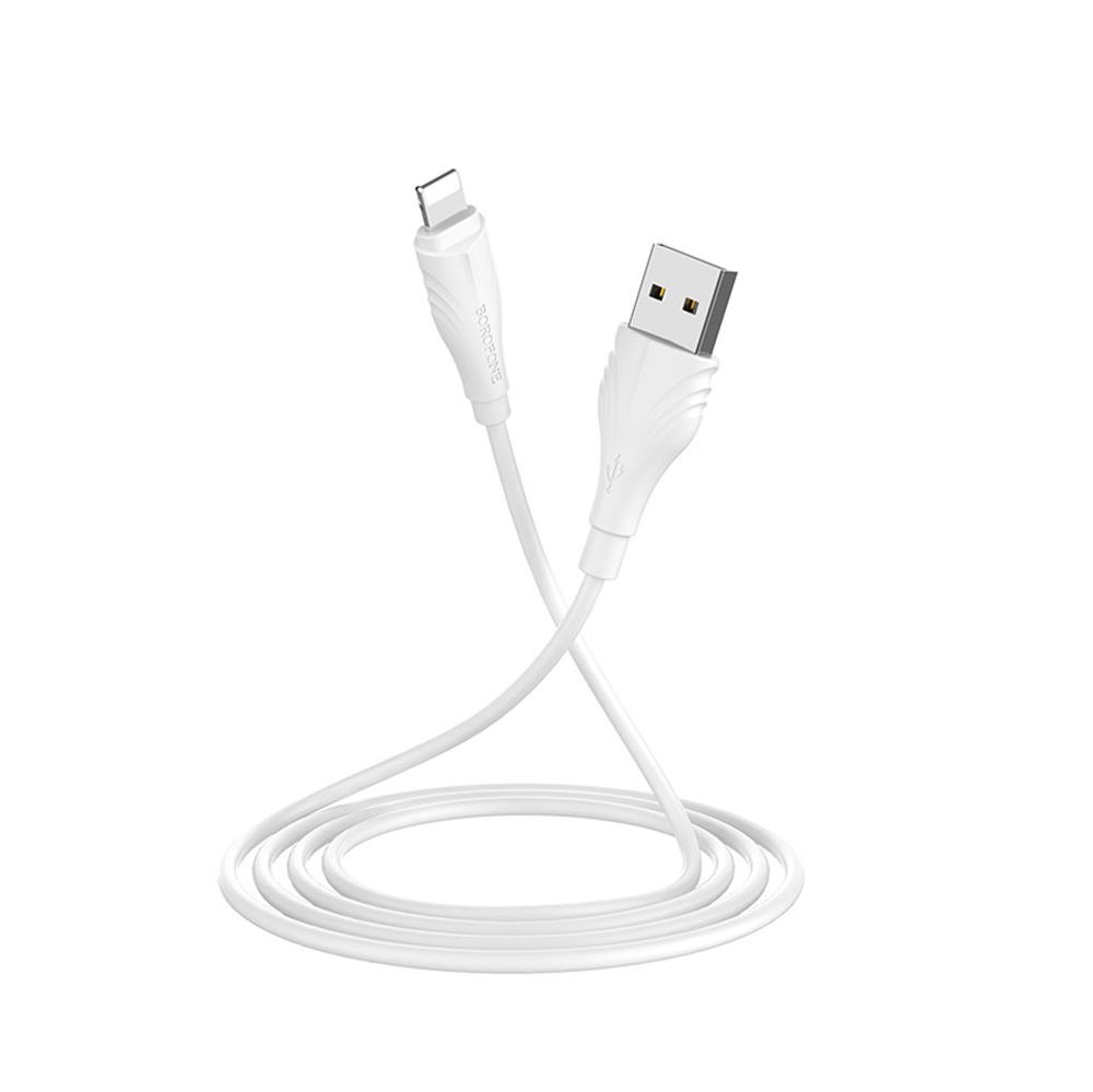 Кабель USB Borofone 18 Optimal USB Lightning 2.4 А 1м