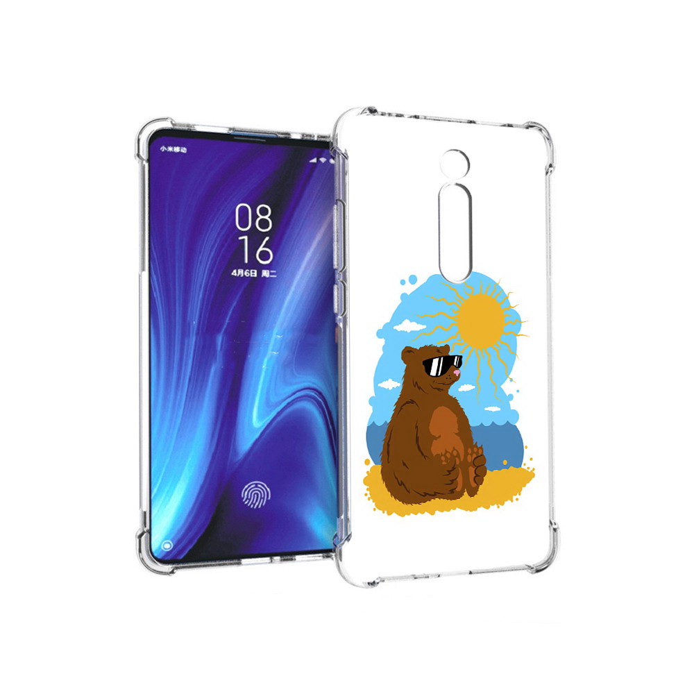 

Чехол MyPads Tocco для Xiaomi Redmi K20 медведь на чиле (PT130504.291.468), Прозрачный, Tocco