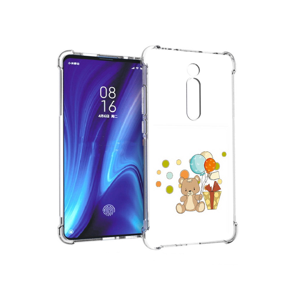 

Чехол MyPads Tocco для Xiaomi Redmi K20 медвеженок с подарком (PT130504.291.470), Прозрачный, Tocco