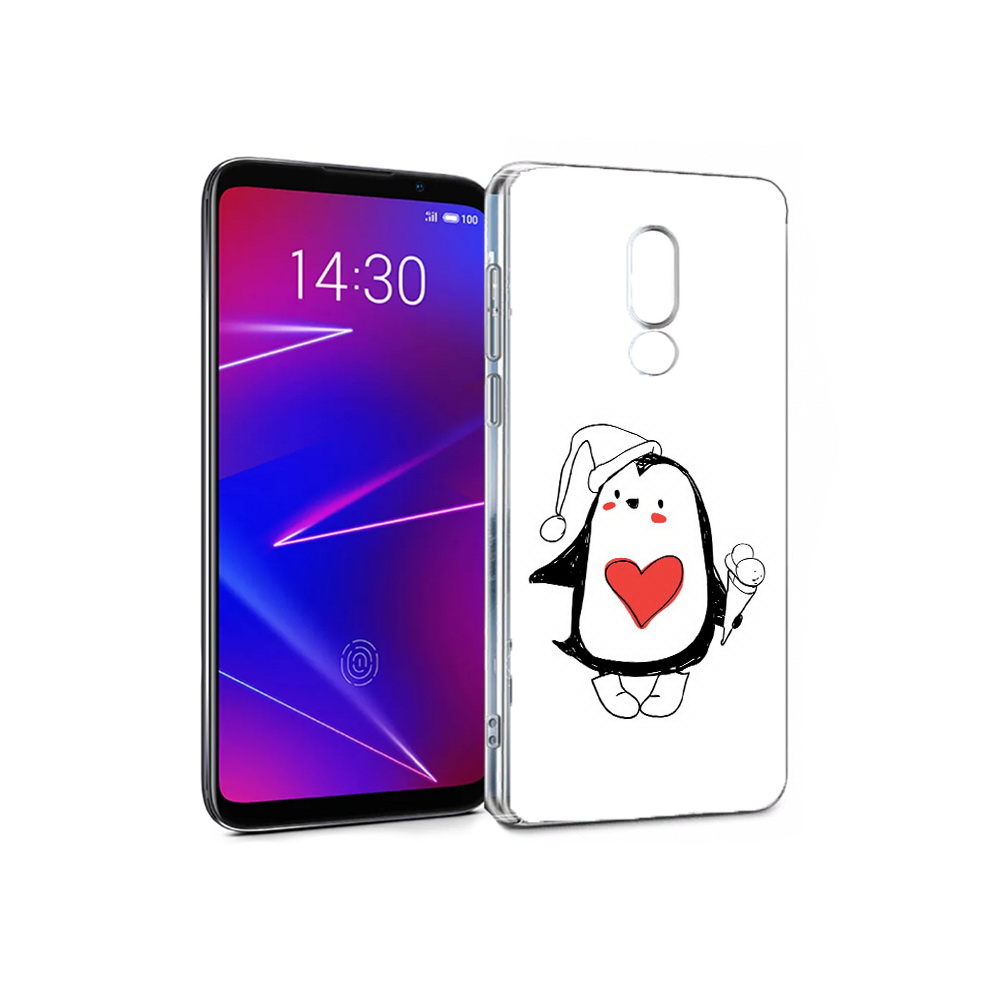 

Чехол MyPads Tocco для Meizu 16 Пингвин с мороженым (PT136611.84.135), Прозрачный, Tocco