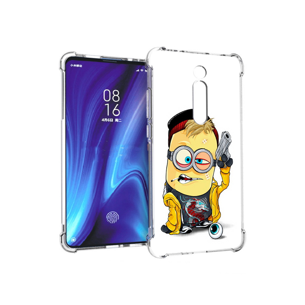 

Чехол MyPads Tocco для Xiaomi Redmi K20 миньон бандит (PT130504.291.475), Прозрачный, Tocco