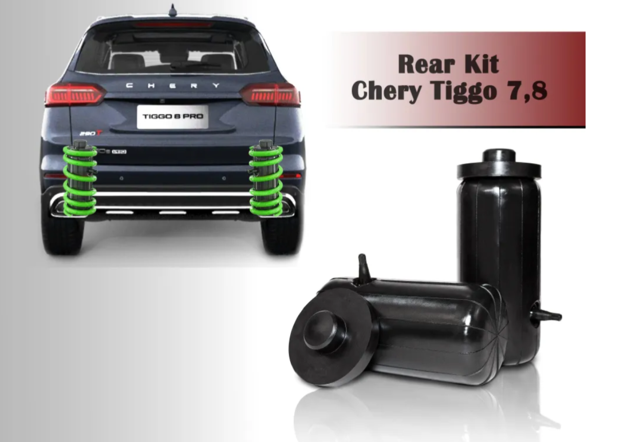 

Пневмобаллоны в пружины Chery Tiggo 4,5,6,7,8, NoBrand, задние усиленные