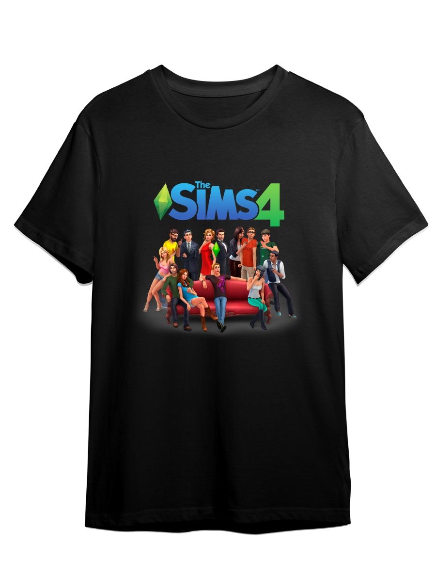 

Футболка унисекс СувенирShop The Sims 4/Симс 4 черная 4XL (60-62), Черный, "The Sims 4/Симс" 4