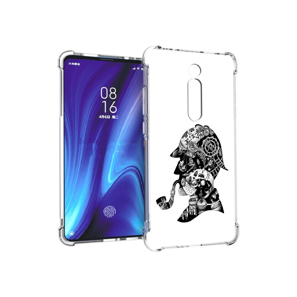 

Чехол MyPads Tocco для Xiaomi Redmi K20 мужчина с трубкой абстракция (PT130504.291.488), Прозрачный, Tocco