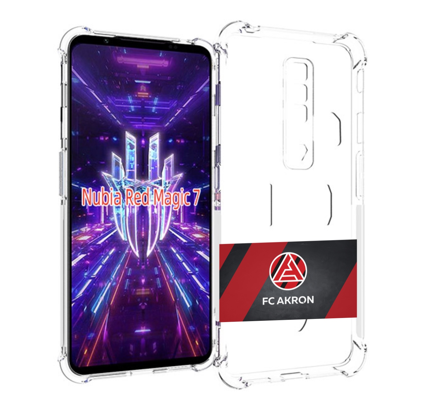 

Чехол MyPads фк акрон тольятти мужской для ZTE Nubia Red Magic 7, Прозрачный, Tocco