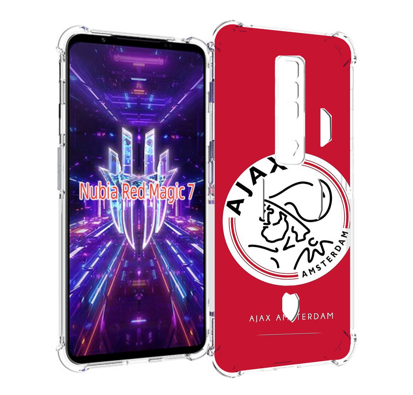 

Чехол MyPads фк аякс амстердам для ZTE Nubia Red Magic 7, Прозрачный, Tocco