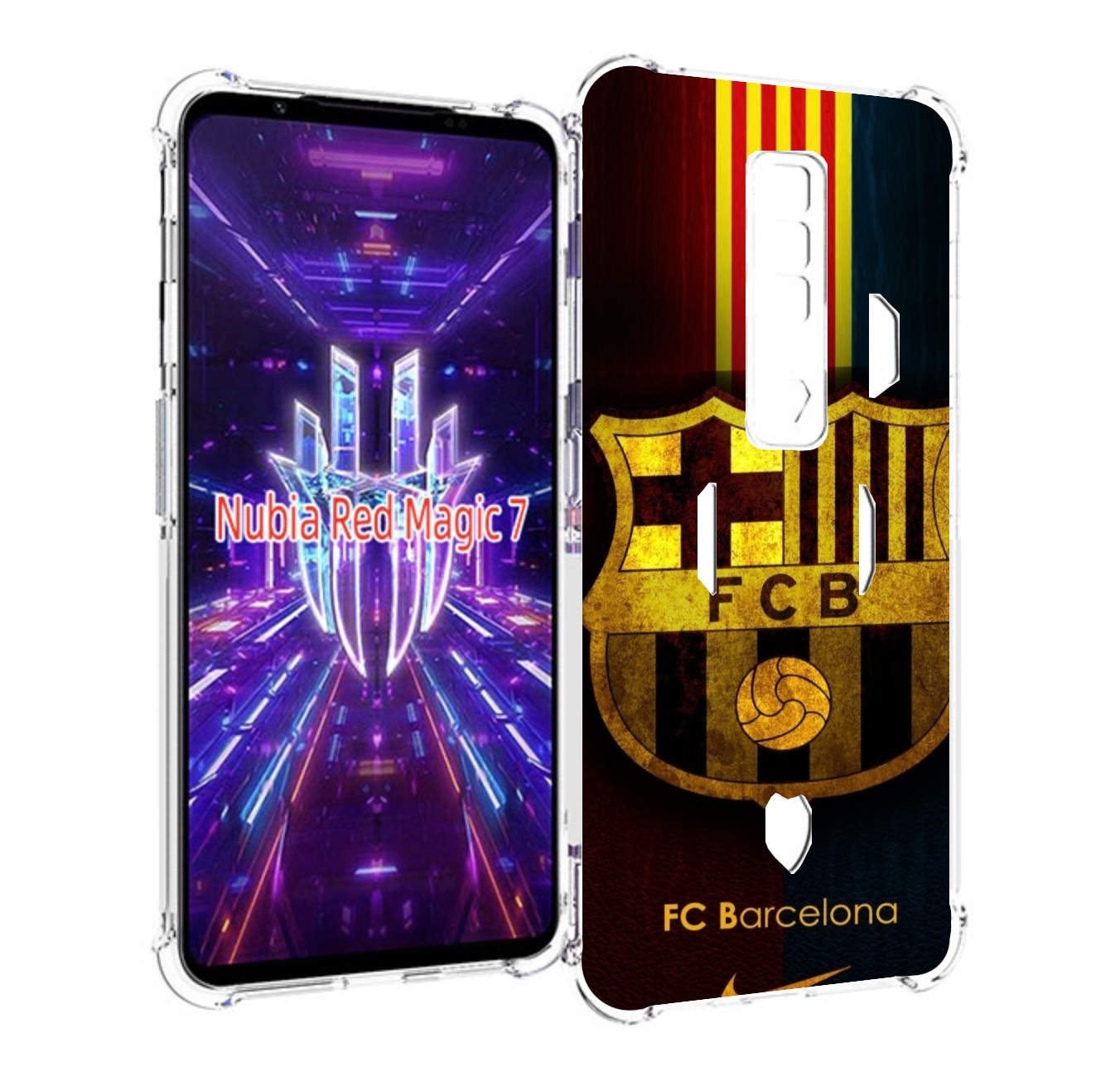 

Чехол MyPads фк барселона мужской для ZTE Nubia Red Magic 7, Прозрачный, Tocco