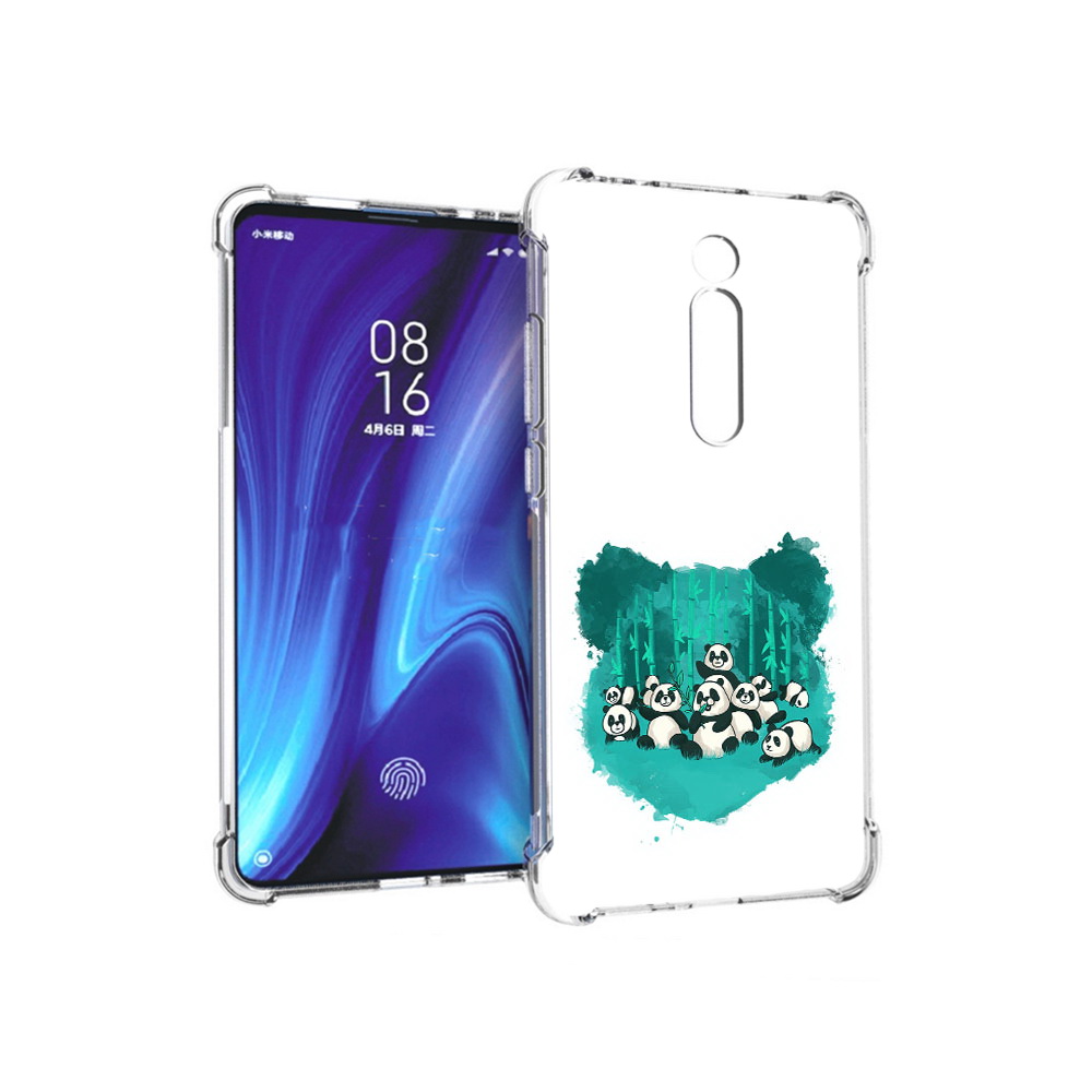 Чехол MyPads Tocco для Xiaomi Redmi K20 нарисованные панды (PT130504.291.508)