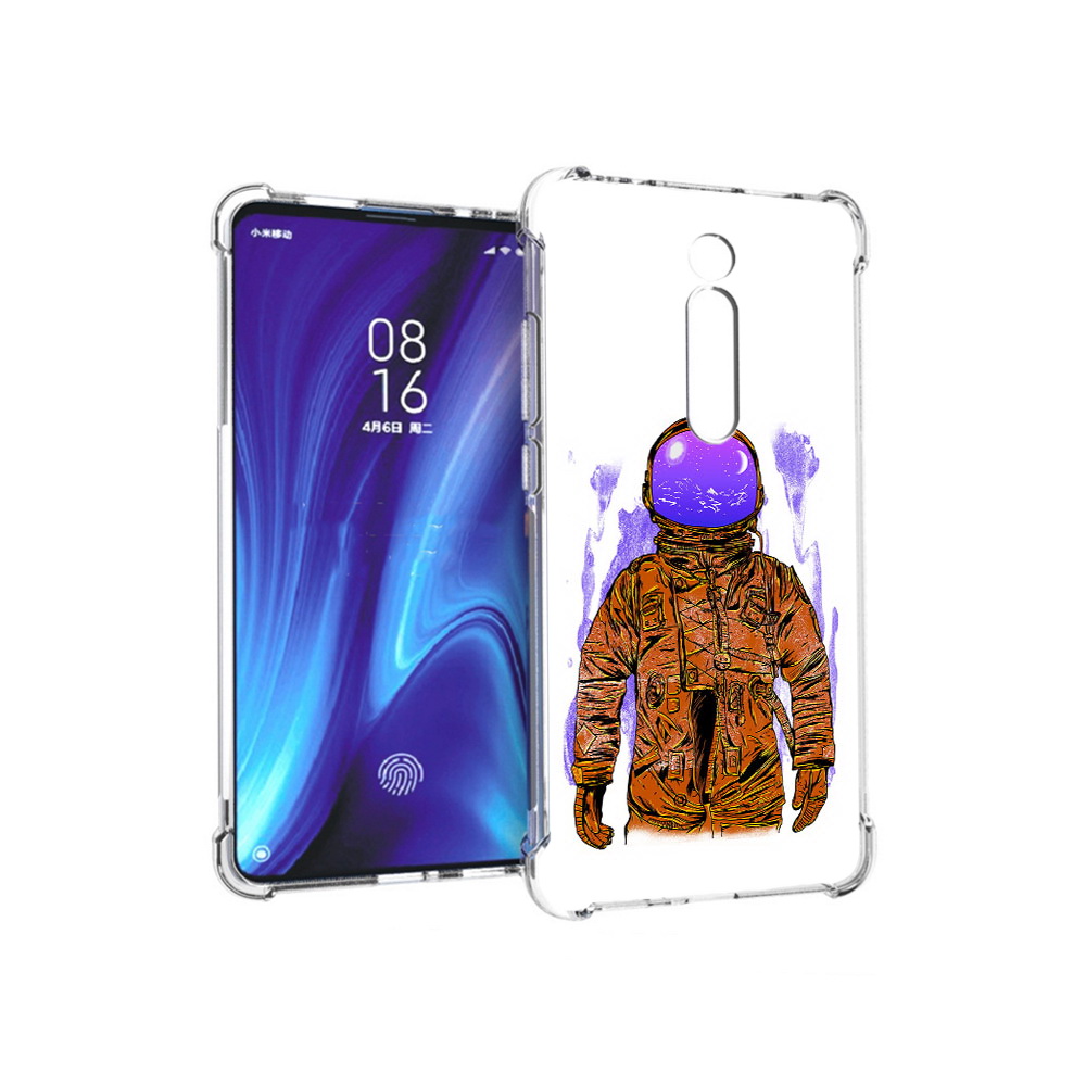 

Чехол MyPads Tocco для Xiaomi Redmi K20 нарисованный мужчина в скафандре, Прозрачный, Tocco