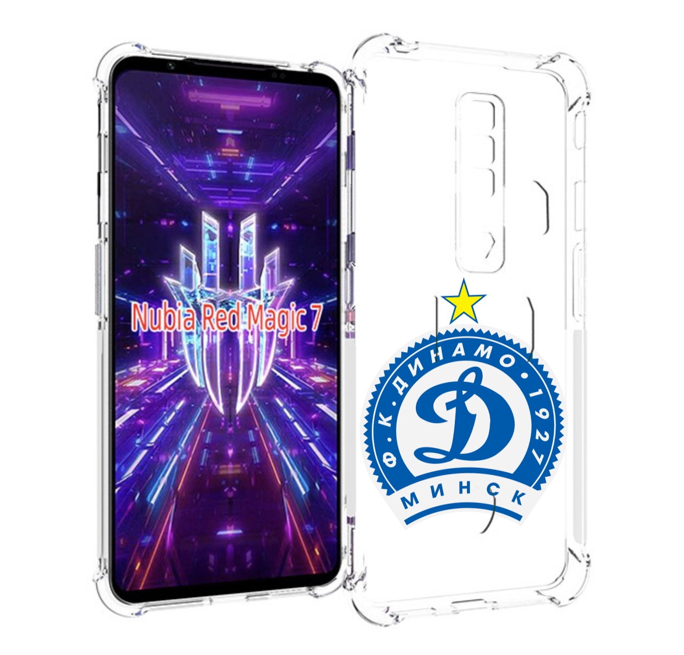 Чехол MyPads фк динамо минск мужской для ZTE Nubia Red Magic 7