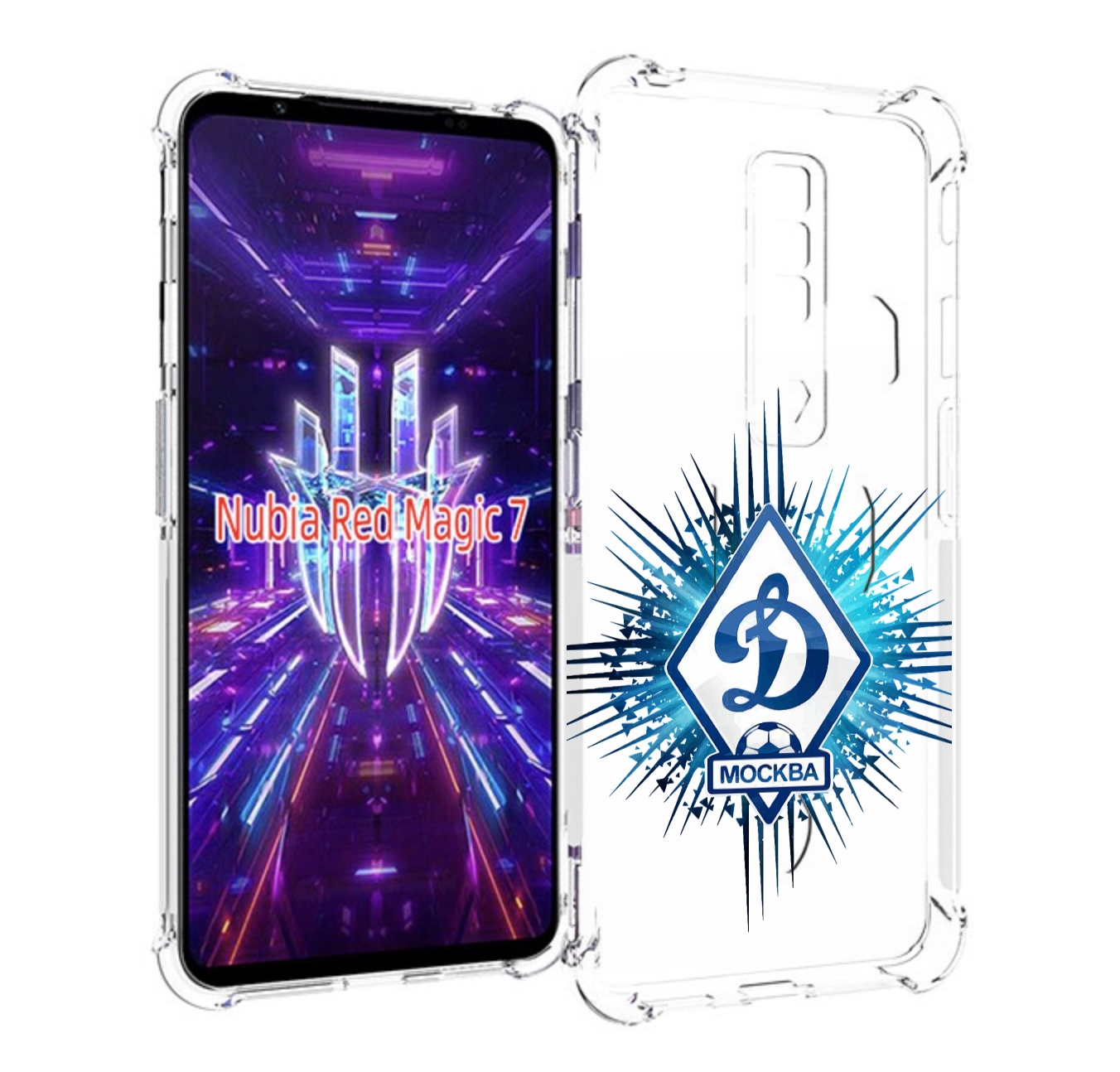 

Чехол MyPads фк динамо москва мужской для ZTE Nubia Red Magic 7, Прозрачный, Tocco
