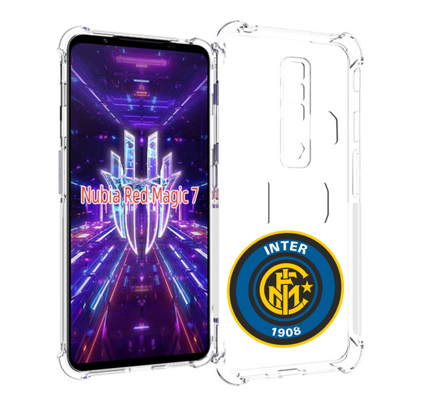 

Чехол MyPads фк интер мужской для ZTE Nubia Red Magic 7, Прозрачный, Tocco
