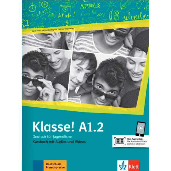 фото Klasse! a1.2. kursbuch mit audios und videos online klett