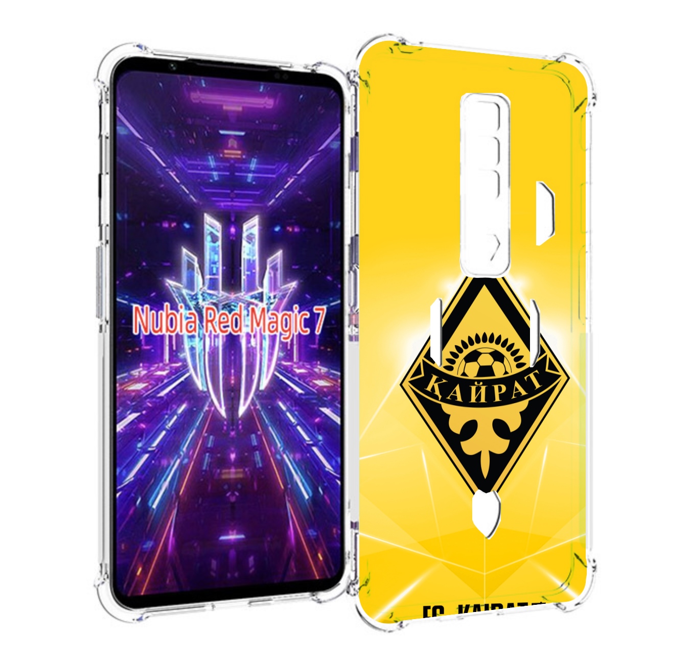 

Чехол MyPads фк каират алматы для ZTE Nubia Red Magic 7, Прозрачный, Tocco