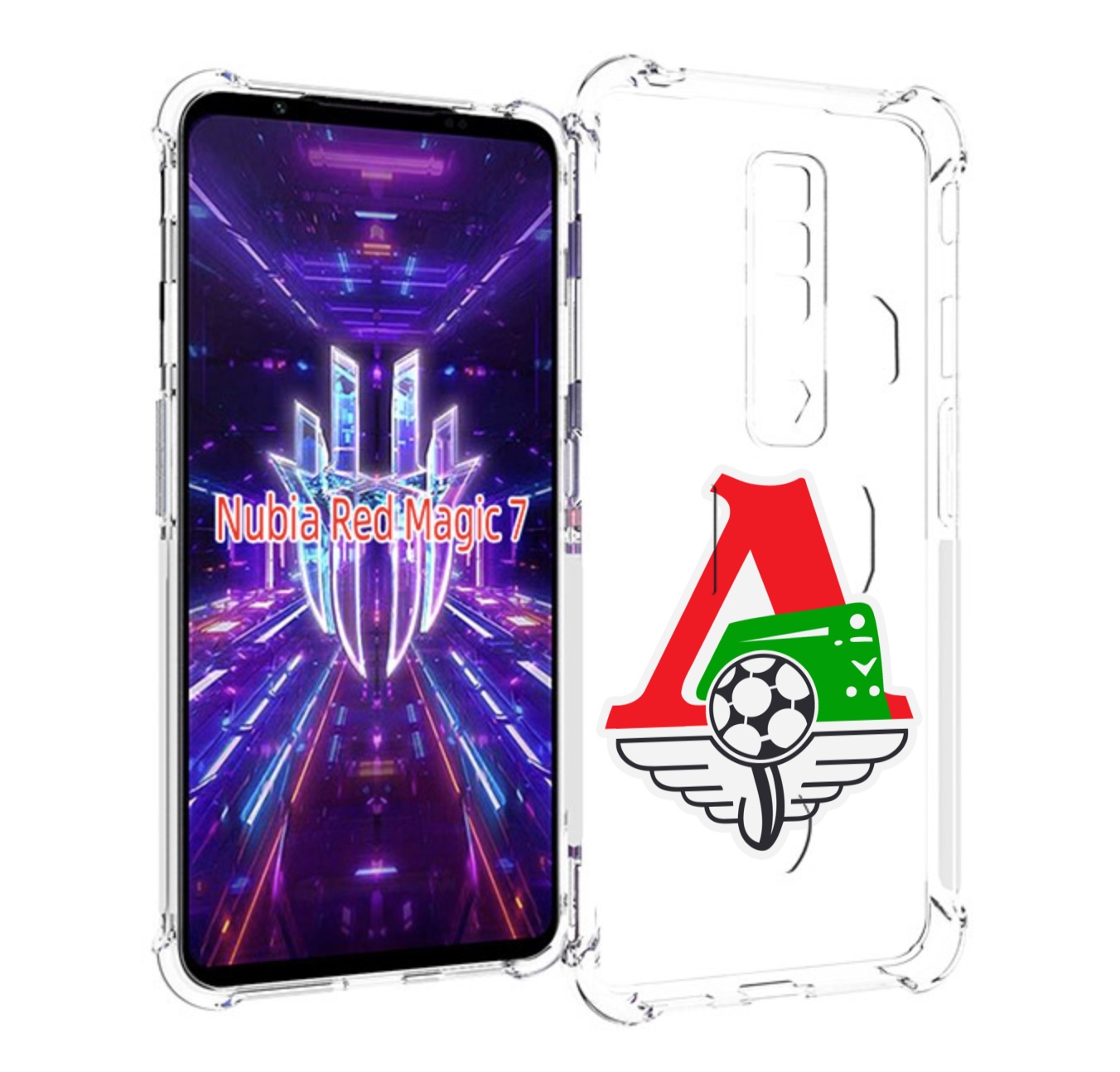 

Чехол MyPads фк локомотив москва мужской для ZTE Nubia Red Magic 7, Прозрачный, Tocco