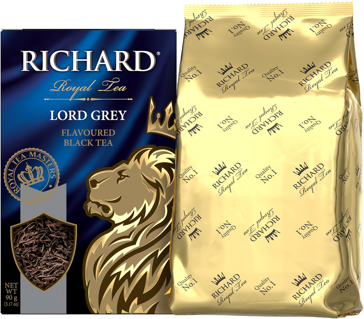 

Чай черный Richard Lord Grey, с бергамотом, 90 г, 2 упаковки