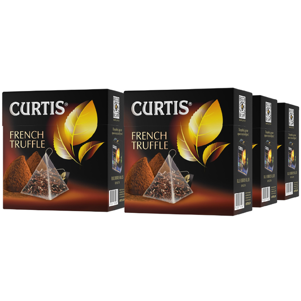 

Чай черный Curtis French Truffle, с добавками, 20 пирамидок, 6 упаковок
