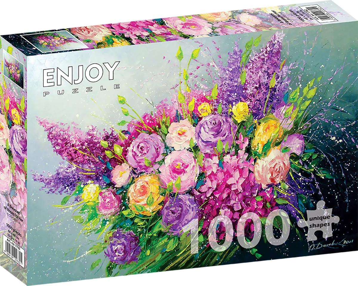 

Пазл Enjoy 1000 дет Букет роз для нее, ENДарчук