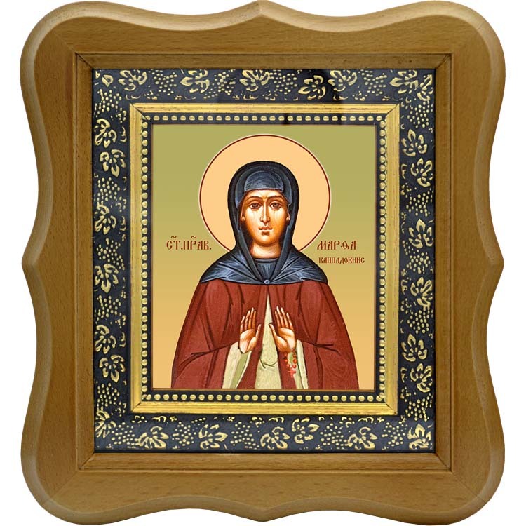 

Марфа Каппадокийская. Икона на холсте.