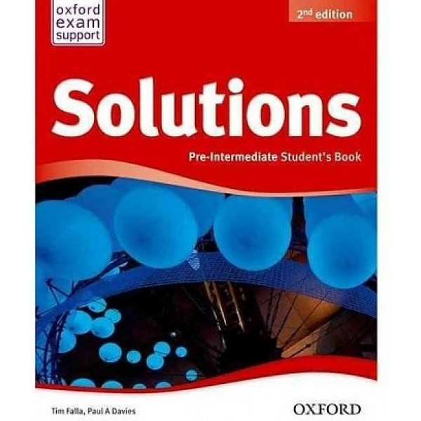

Solutions. Pre-Intermediate. Student’s Book