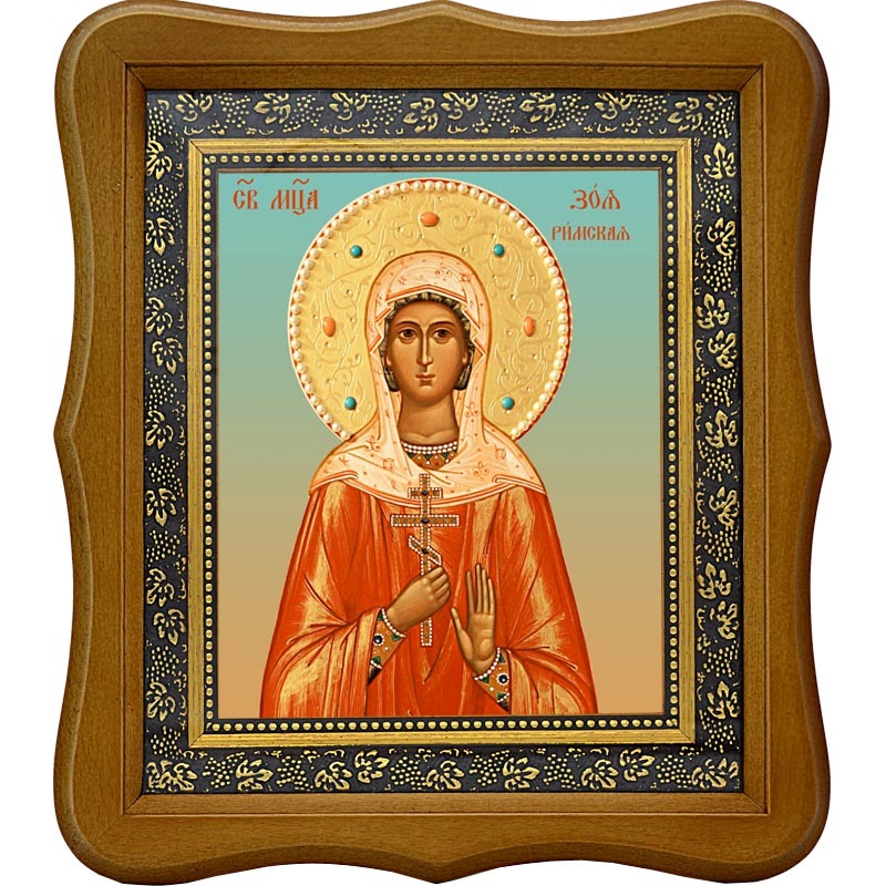 

Зоя Римская мученица. Икона на холсте.