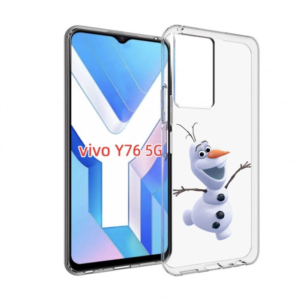 

Чехол MyPads Олаф-холодное-сердце для Vivo Y76 5G, Прозрачный, Tocco