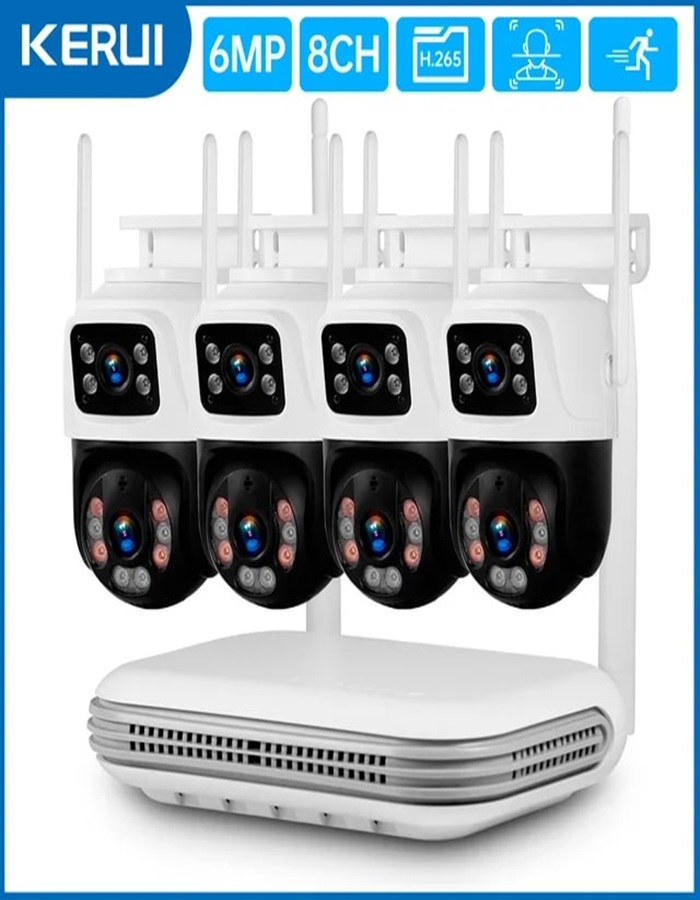 

Система видеонаблюдения Kerui N1008L, CCTV, PTZ, 4 камеры, 500 Гб, N1008L