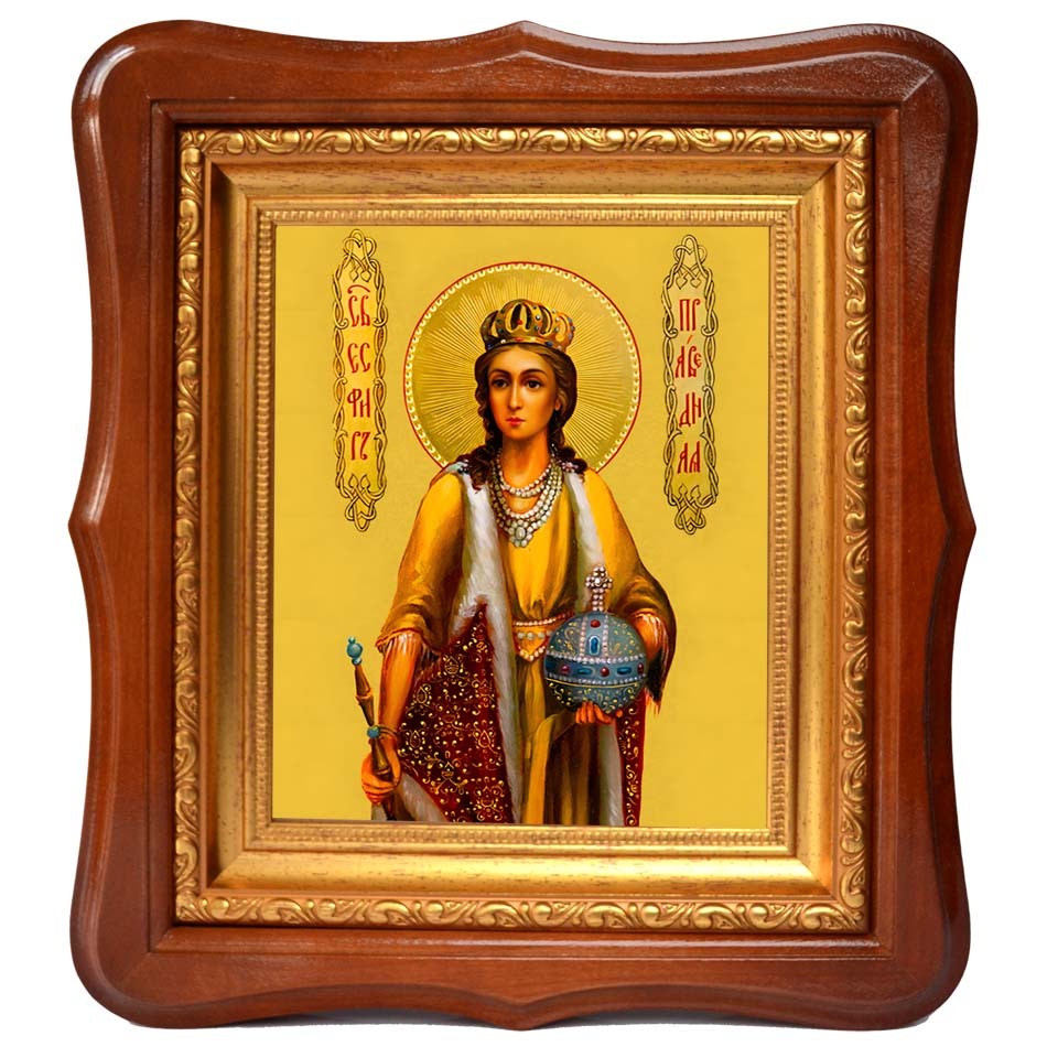 

Есфирь святая царица. Икона на холсте.